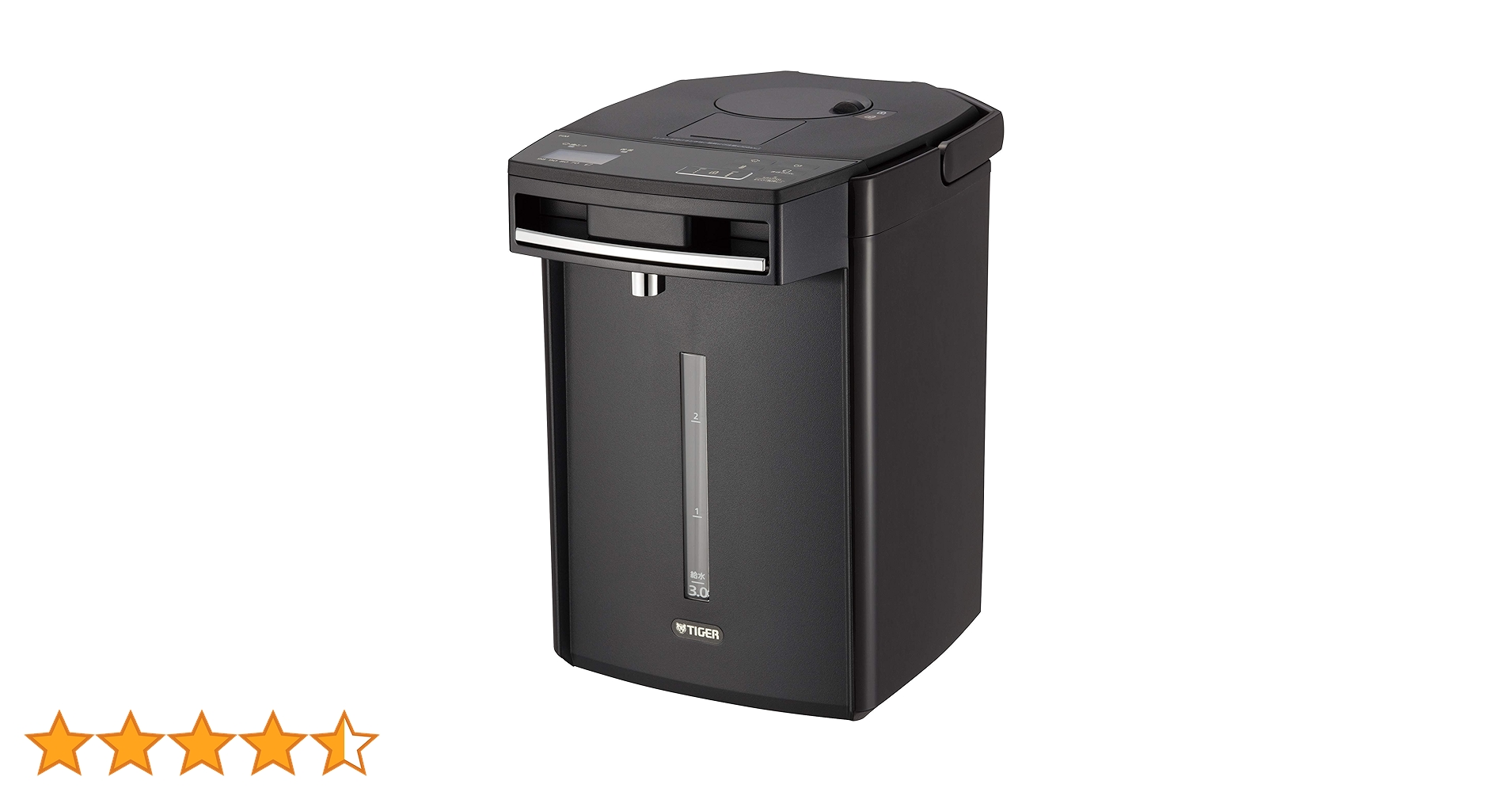 Amazon | タイガー魔法瓶(TIGER) 電気ポット ブラウン 3L 蒸気レス